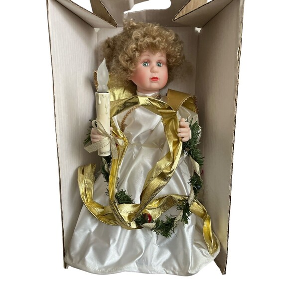 Vintage Rare Woolworth Animated Illuminated 24" Angel Motionette in Original Box - Picture 2 of 12